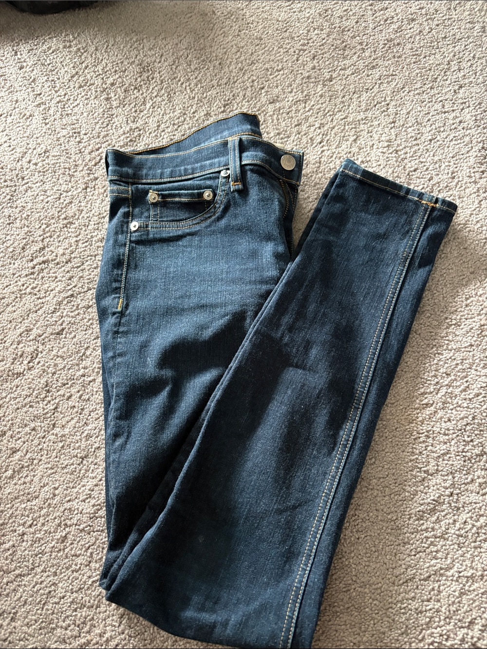 Rag & Bone Dark Indigo Women's Skinny Jeans with Stretch
